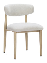 Bege White Outdoor Dining Chair by Zuomod at Eve Furniture