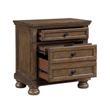 Begonia Dark Brown 4-Piece Queen Storage Bedroom Set by Homelegance at Eve Furniture