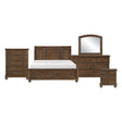Begonia Dark Brown 5-Piece Queen Storage Bedroom Set by Homelegance at Eve Furniture