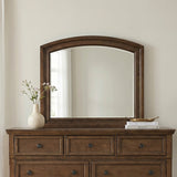 Begonia Dark Brown Bedroom Mirror by Homelegance at Eve Furniture