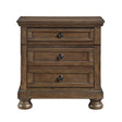 Begonia Dark Brown Nightstand by Homelegance at Eve Furniture