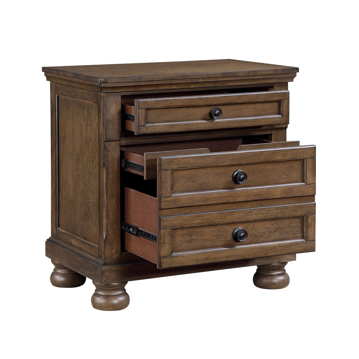 Begonia Dark Brown Storage Bedroom Set by Homelegance at Eve Furniture