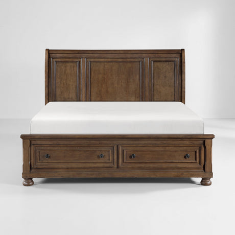 Begonia Dark Brown Storage Bedroom Set by Homelegance at Eve Furniture