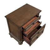 Begonia Dark Brown Storage Bedroom Set by Homelegance at Eve Furniture