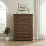 Begonia Dark Brown Storage Bedroom Set by Homelegance at Eve Furniture