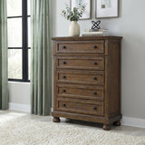 Begonia Dark Brown Storage Bedroom Set by Homelegance at Eve Furniture