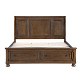Begonia Dark Brown Storage Bedroom Set by Homelegance at Eve Furniture