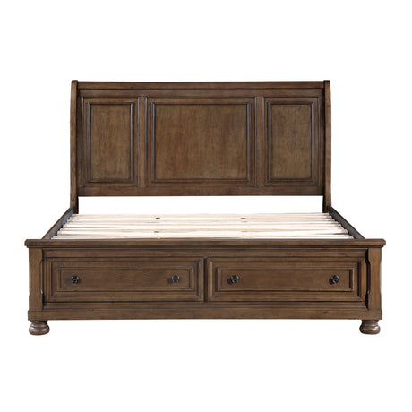 Begonia Dark Brown Storage Bedroom Set by Homelegance at Eve Furniture