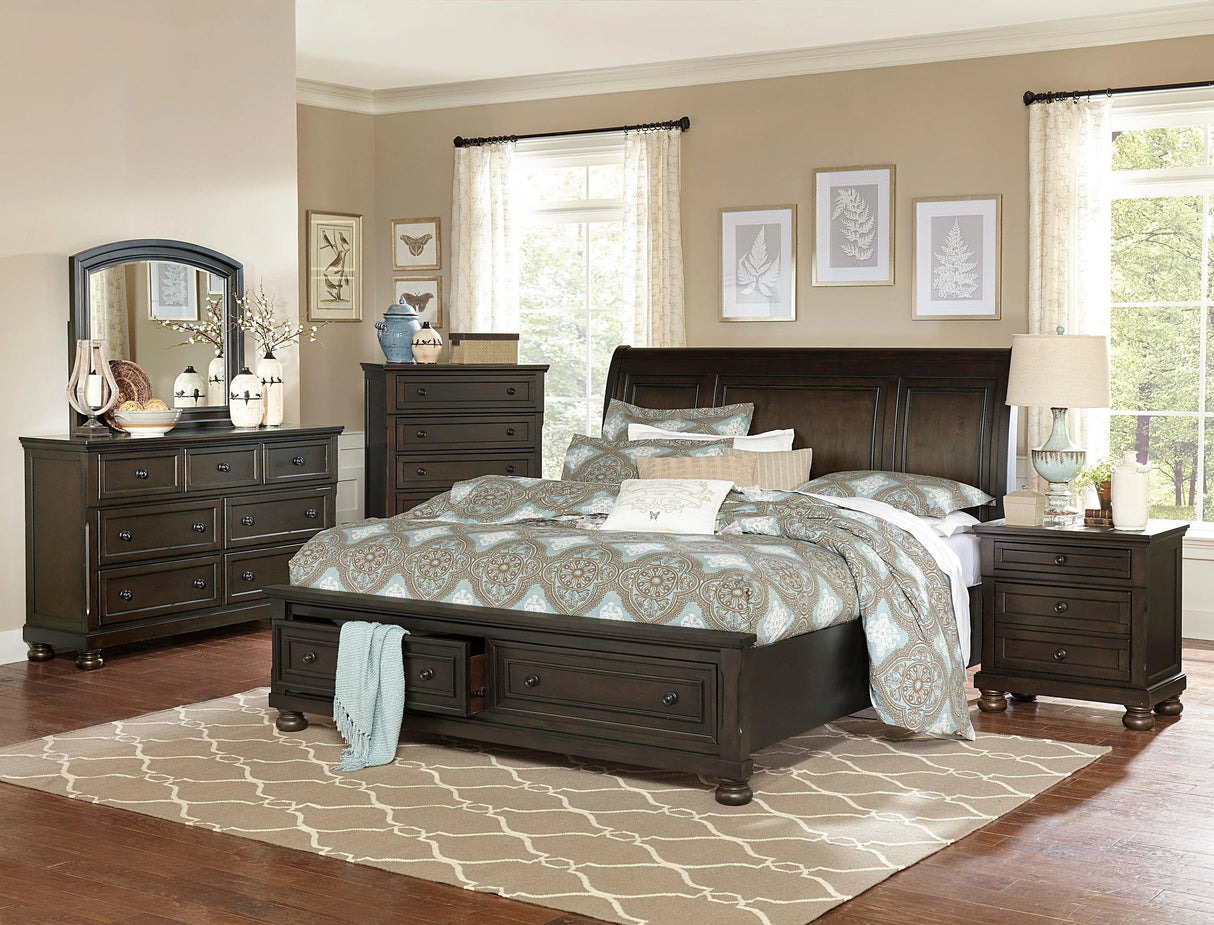 Begonia Grayish Brown Chest by Homelegance at Eve Furniture