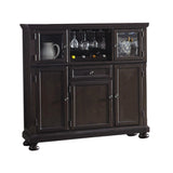 Begonia Grayish Brown Curio by Homelegance at Eve Furniture