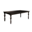 Begonia Grayish Brown Extendable Dining Table by Homelegance at Eve Furniture