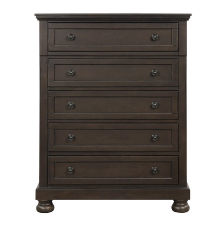 Begonia Grayish Brown Sleigh Storage Platform Bedroom Set by Homelegance at Eve Furniture
