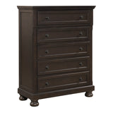 Begonia Grayish Brown Sleigh Storage Platform Bedroom Set by Homelegance at Eve Furniture