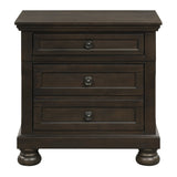Begonia Grayish Brown Sleigh Storage Platform Bedroom Set by Homelegance at Eve Furniture