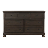 Begonia Grayish Brown Sleigh Storage Platform Bedroom Set by Homelegance at Eve Furniture
