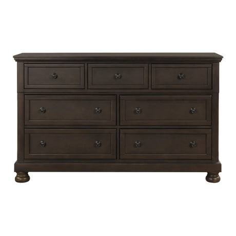 Begonia Grayish Brown Sleigh Storage Platform Bedroom Set by Homelegance at Eve Furniture