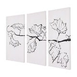 Begonia Vine (Left) by Mercana Studio a Hand Embellished Textured Canvas by Mercana at Eve Furniture