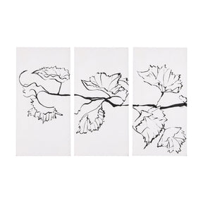 Begonia Vine (Left) by Mercana Studio a Hand Embellished Textured Canvas by Mercana at Eve Furniture
