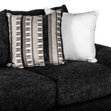 Behold Black Sofa & Loveseat Set by Happy Homes at Eve Furniture