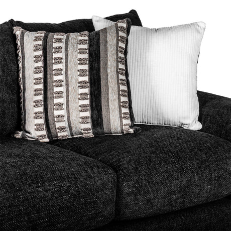 Behold Black Sofa & Loveseat Set by Happy Homes at Eve Furniture