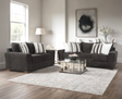 Behold Black Sofa & Loveseat Set by Happy Homes at Eve Furniture