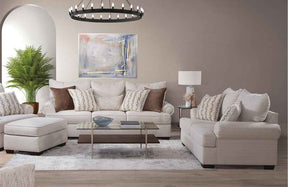 Behold Chalk Oversized Sofa & Loveseat by Happy Homes at Eve Furniture