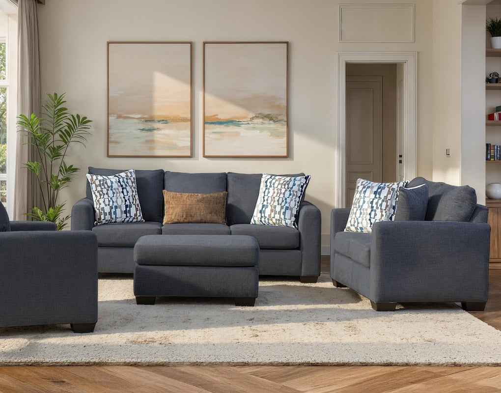 Behold Charcoal Sofa & Loveseat