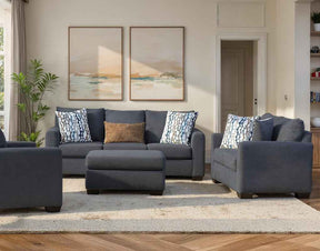 Behold Charcoal Sofa & Loveseat by Happy Homes at Eve Furniture