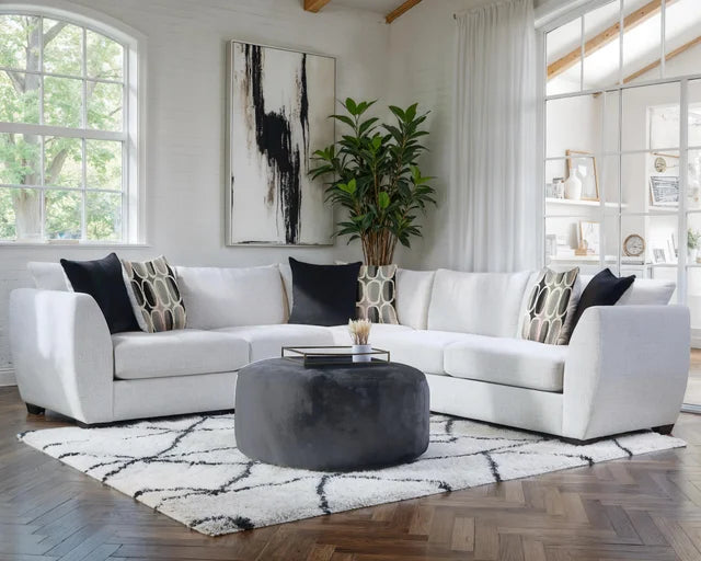 Behold Linen Sectional by Happy Homes at Eve Furniture