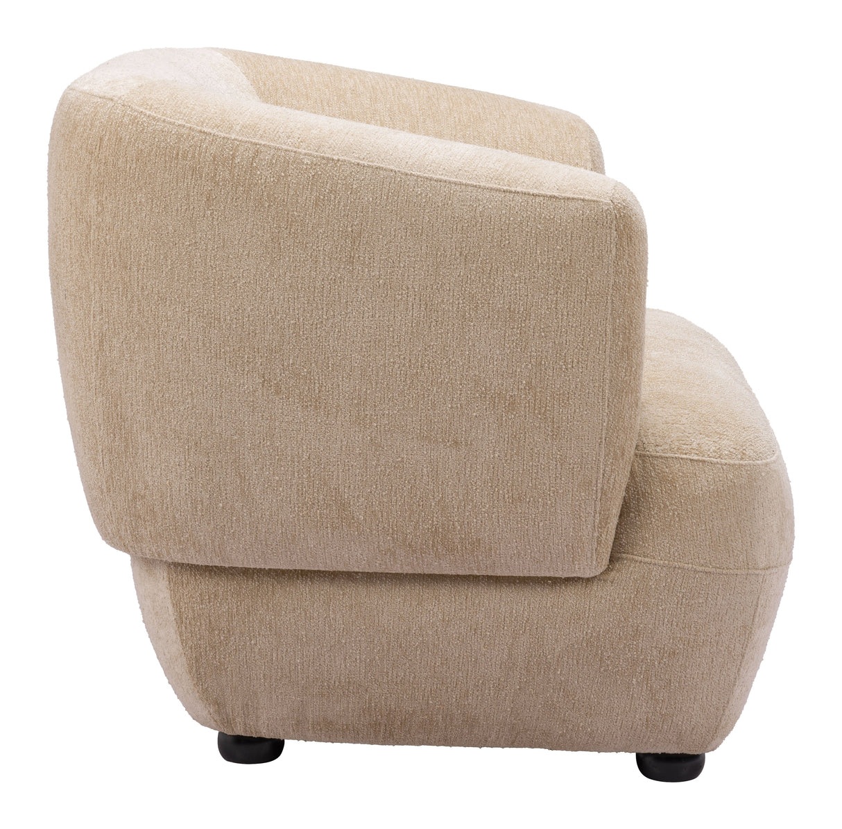 Bekker Golden Beige Accent Chair by Zuomod at Eve Furniture