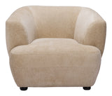 Bekker Golden Beige Accent Chair by Zuomod at Eve Furniture
