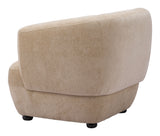 Bekker Golden Beige Accent Chair by Zuomod at Eve Furniture
