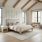 Bela Ivory Floating Queen Headboard by Zuomod at Eve Furniture