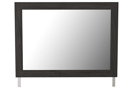 Belachime Black Bedroom Mirror (Mirror Only) by Ashley at Eve Furniture