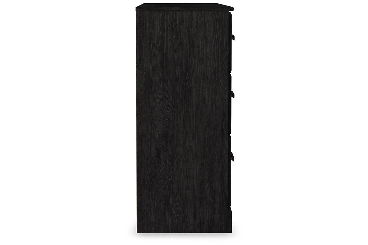 Belachime Black Dresser by Ashley at Eve Furniture