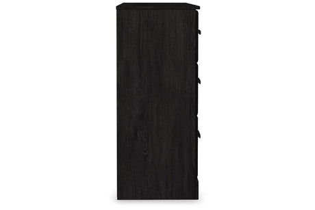 Belachime Black Dresser by Ashley at Eve Furniture