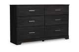 Belachime Black Dresser by Ashley at Eve Furniture