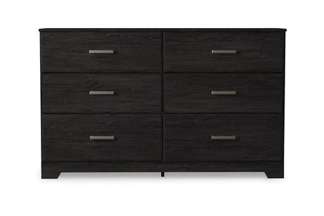 Belachime Black Dresser by Ashley at Eve Furniture