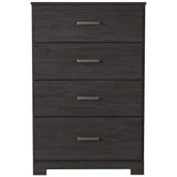 Belachime Black Panel Bedroom Set by Ashley at Eve Furniture
