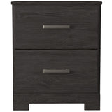 Belachime Black Panel Bedroom Set by Ashley at Eve Furniture