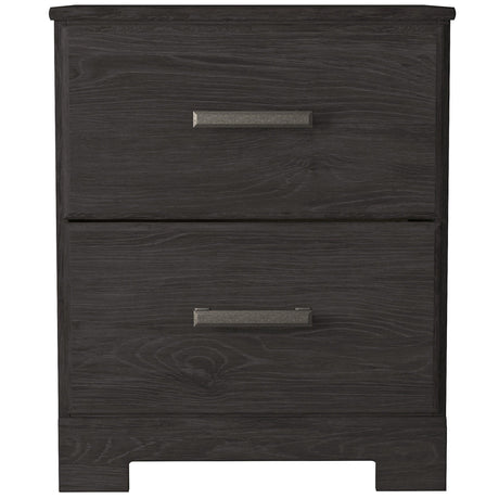 Belachime Black Panel Bedroom Set by Ashley at Eve Furniture