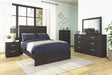 Belachime Black Panel Youth Bedroom Set by Ashley at Eve Furniture