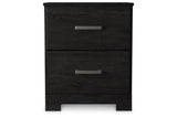 Belachime Black/Gray Youth Panel Bedroom Set by Ashley at Eve Furniture