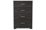 Belachime Black/Gray Youth Panel Bedroom Set by Ashley at Eve Furniture