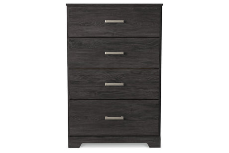 Belachime Black/Gray Youth Panel Bedroom Set by Ashley at Eve Furniture