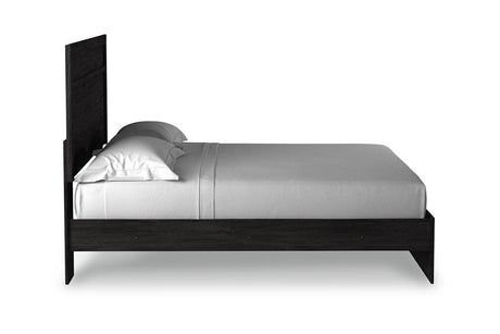 Belachime Charcoal King Panel Bed by Ashley at Eve Furniture