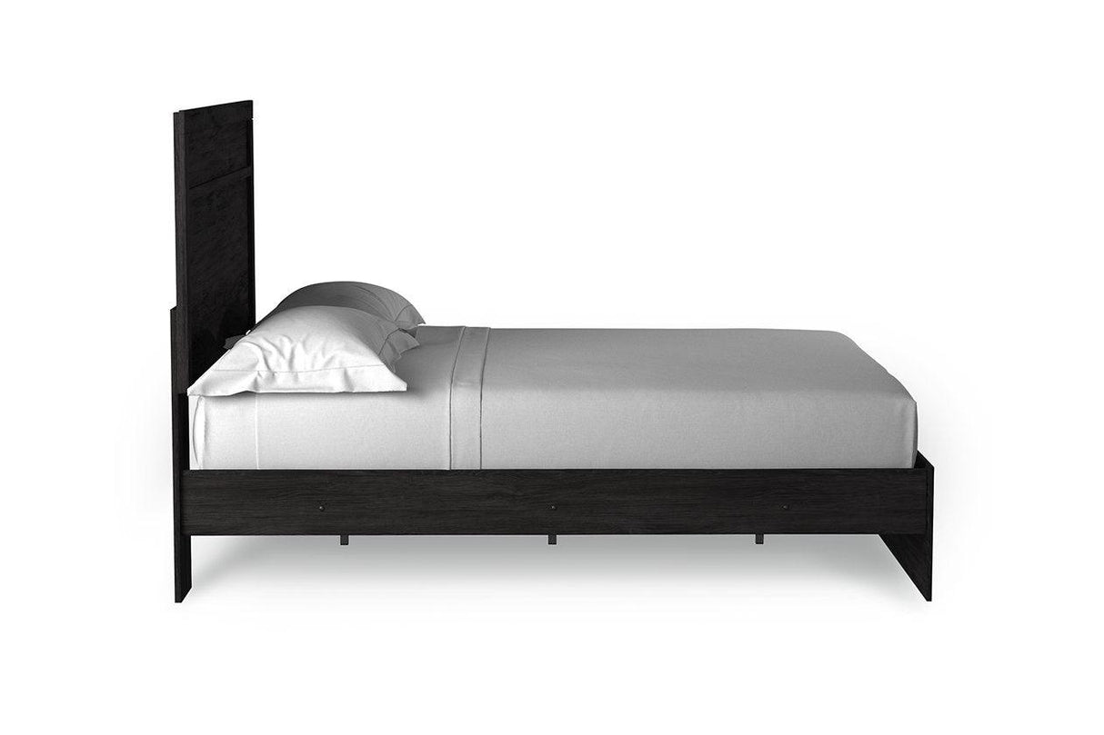 Belachime Charcoal Queen Panel Bed by Ashley at Eve Furniture