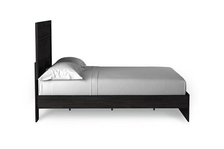 Belachime Charcoal Queen Panel Bed by Ashley at Eve Furniture