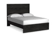 Belachime Charcoal Queen Panel Bed by Ashley at Eve Furniture