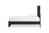 Belachime Charcoal Twin Panel Bed by Ashley at Eve Furniture